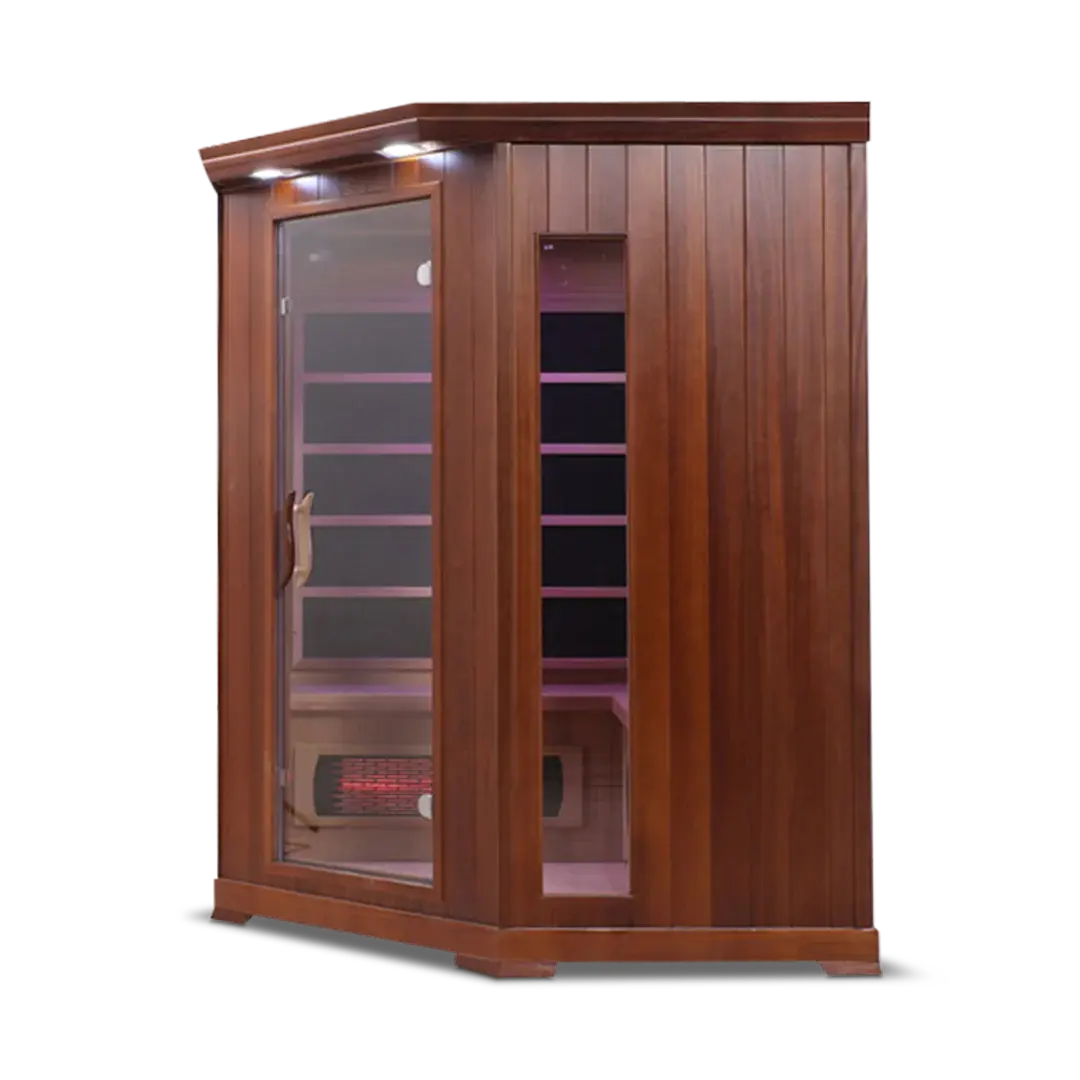HealthSmart 4 Person Full Spectrum Corner Infrared Sauna HealthSmart