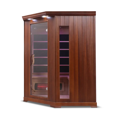 HealthSmart 4 Person Full Spectrum Corner Infrared Sauna HealthSmart