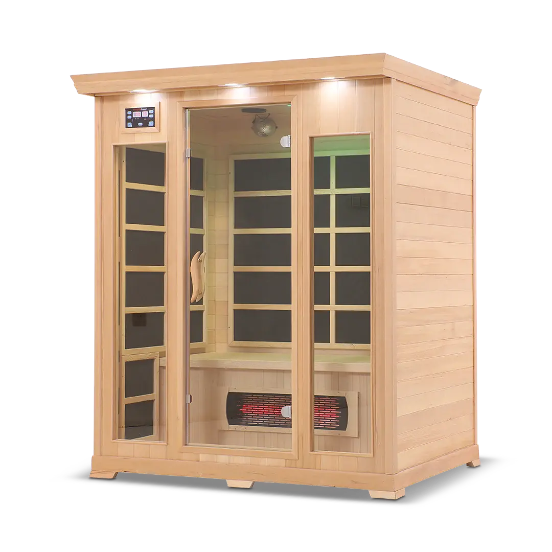 HealthSmart 3 Person Full Spectrum Infrared Sauna HealthSmart