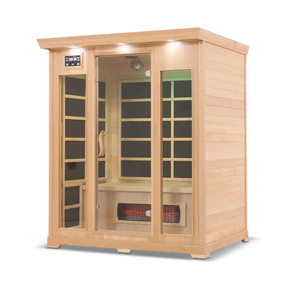 HealthSmart 3 Person Full Spectrum Infrared Sauna HealthSmart