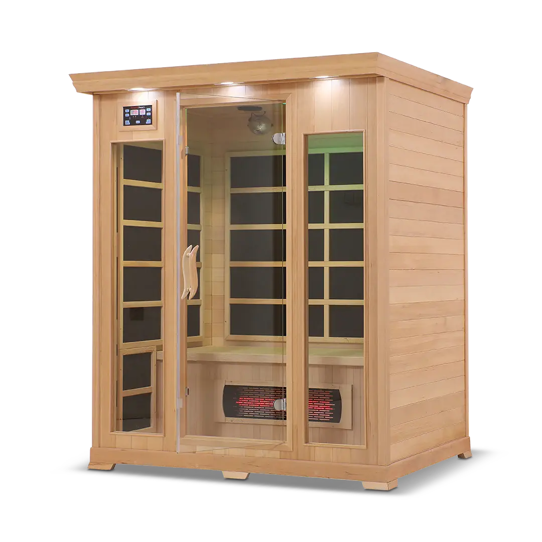 HealthSmart 3 Person Full Spectrum Infrared Sauna HealthSmart