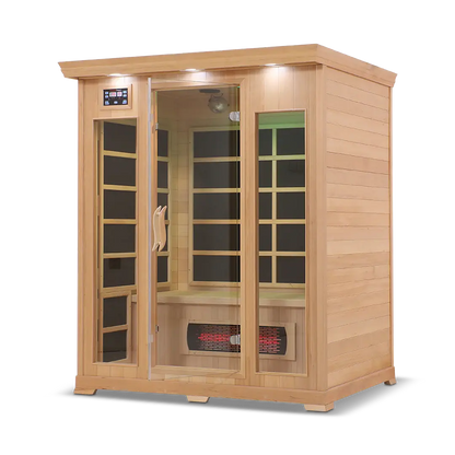 HealthSmart 3 Person Full Spectrum Infrared Sauna HealthSmart