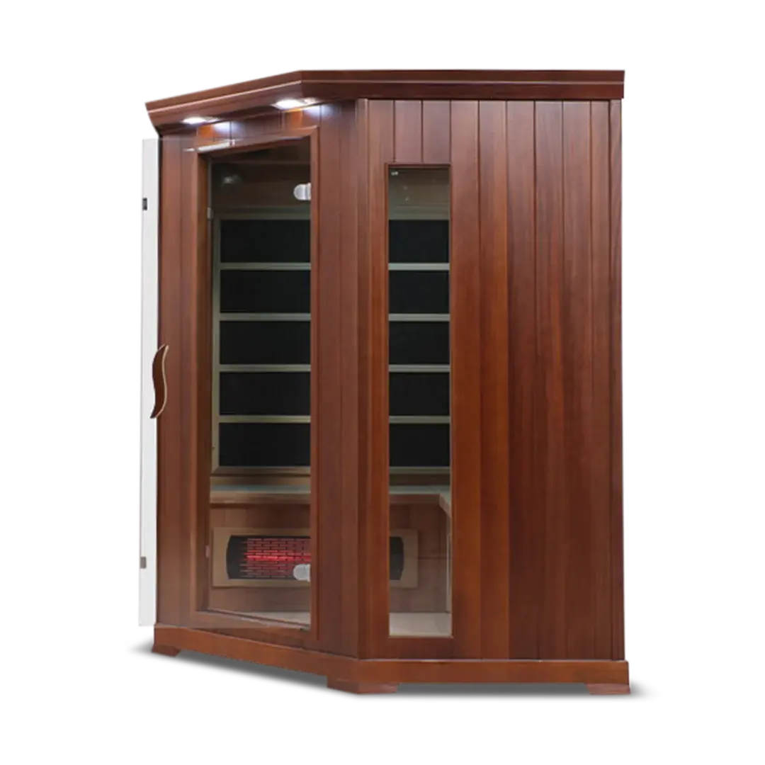 HealthSmart 4 Person Full Spectrum Corner Infrared Sauna HealthSmart