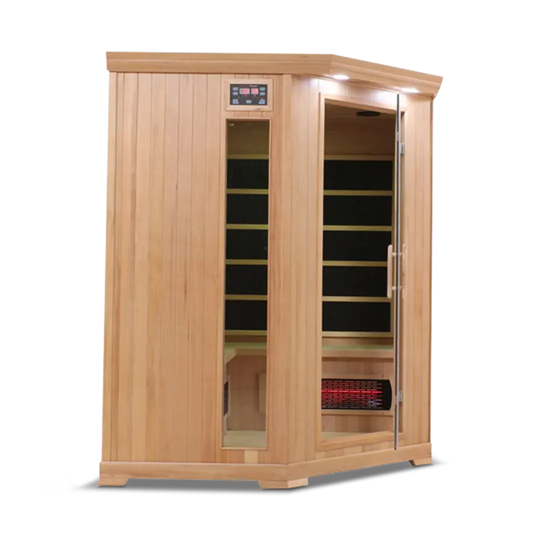 HealthSmart 4 Person Full Spectrum Corner Infrared Sauna HealthSmart