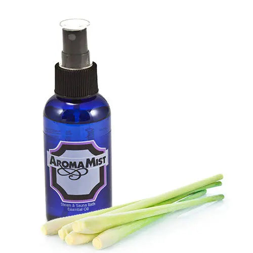 AromaMist Lemongrass 4 (Lemongrass Aroma Bath Oil, 4-ounce atomizing spray, AromaMist) AromaMist