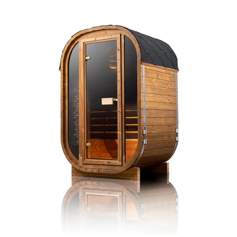 Auris One Luxury Outdoor Cedar Sauna Orivon Wellness