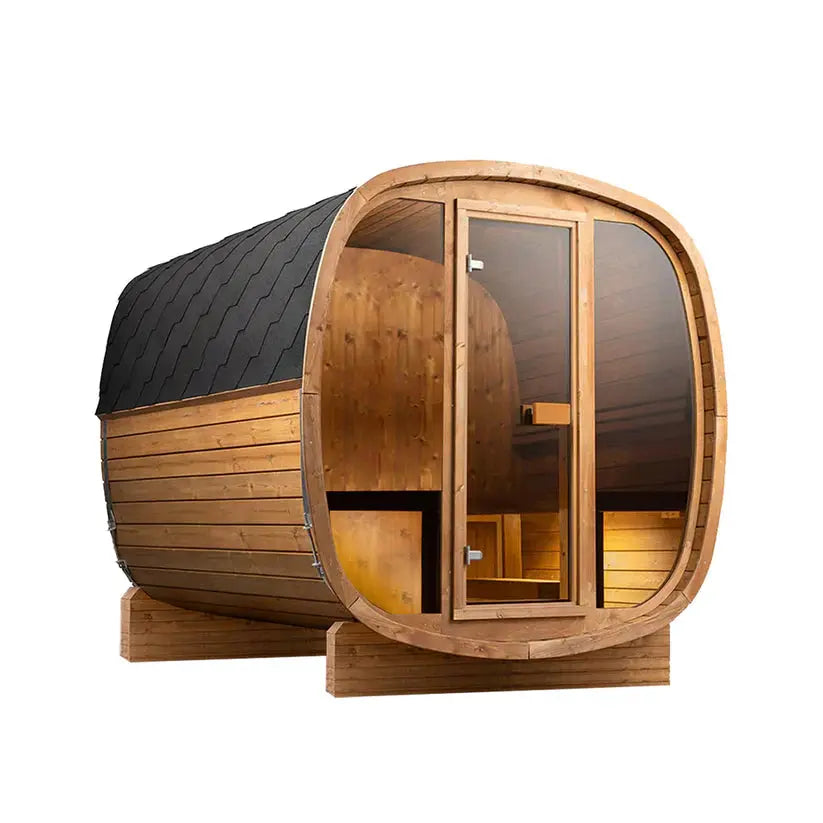 Auris Two Luxury Outdoor Cedar Sauna Orivon Wellness