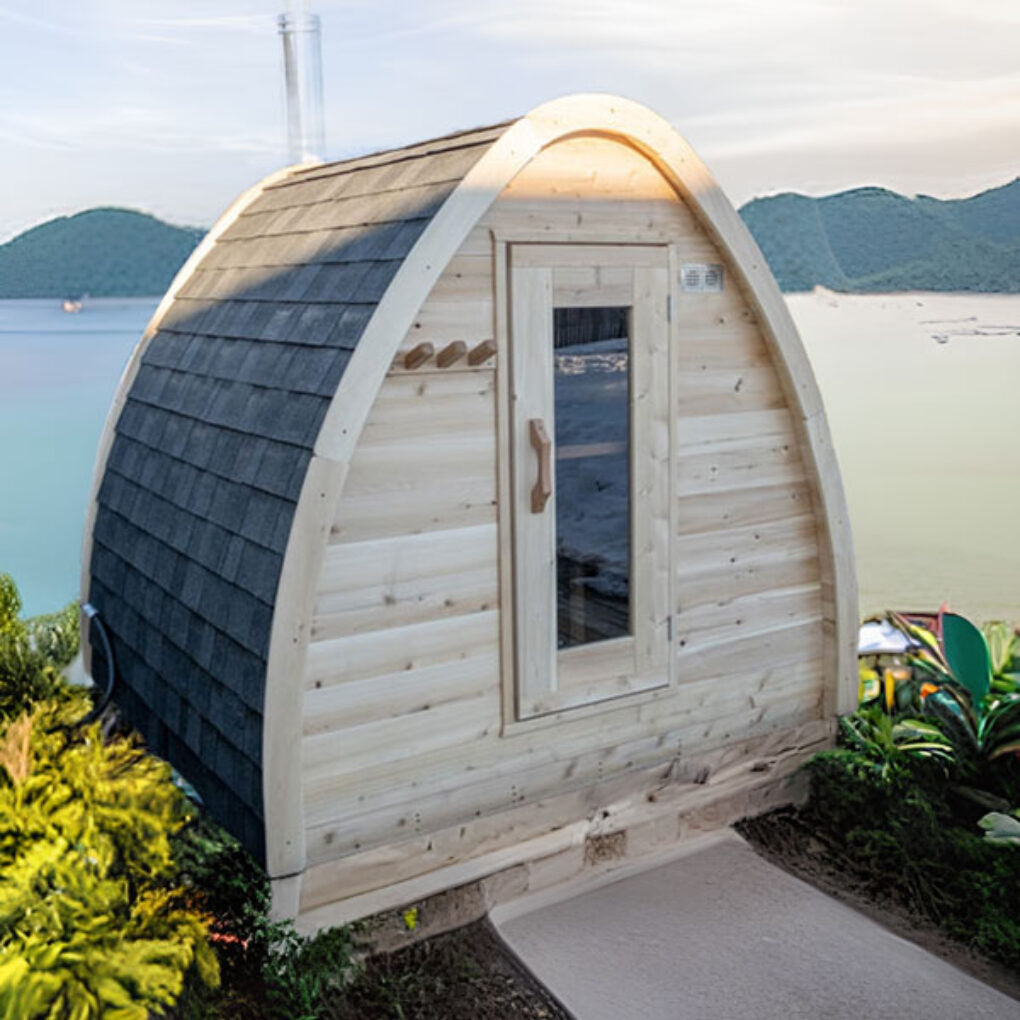 Dundalk Leisurecraft Canadian Timber MiniPod Outdoor Sauna