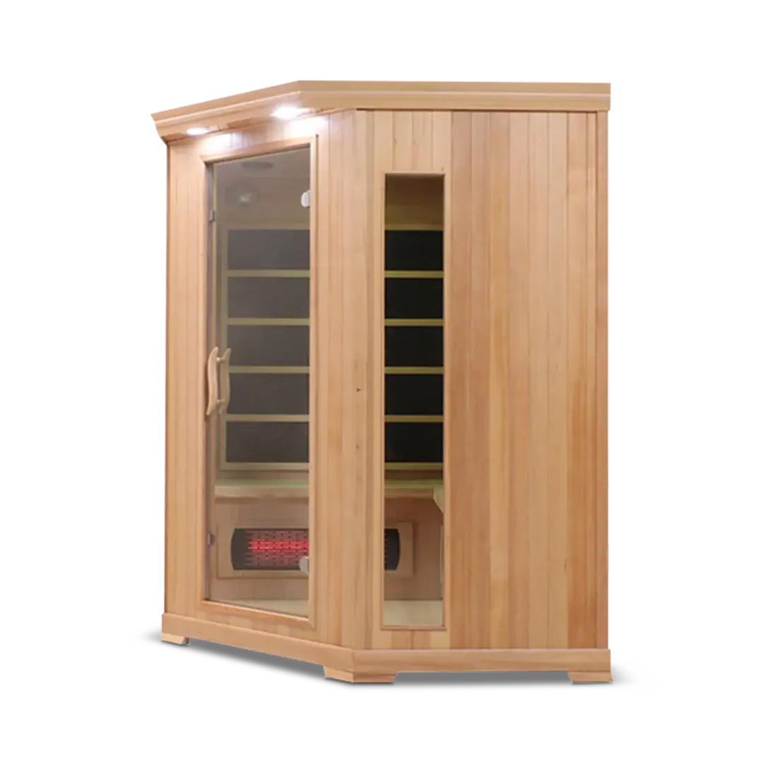 HealthSmart 4 Person Full Spectrum Corner Infrared Sauna HealthSmart