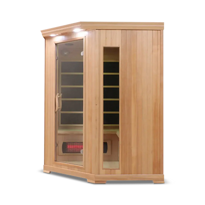 HealthSmart 4 Person Full Spectrum Corner Infrared Sauna HealthSmart
