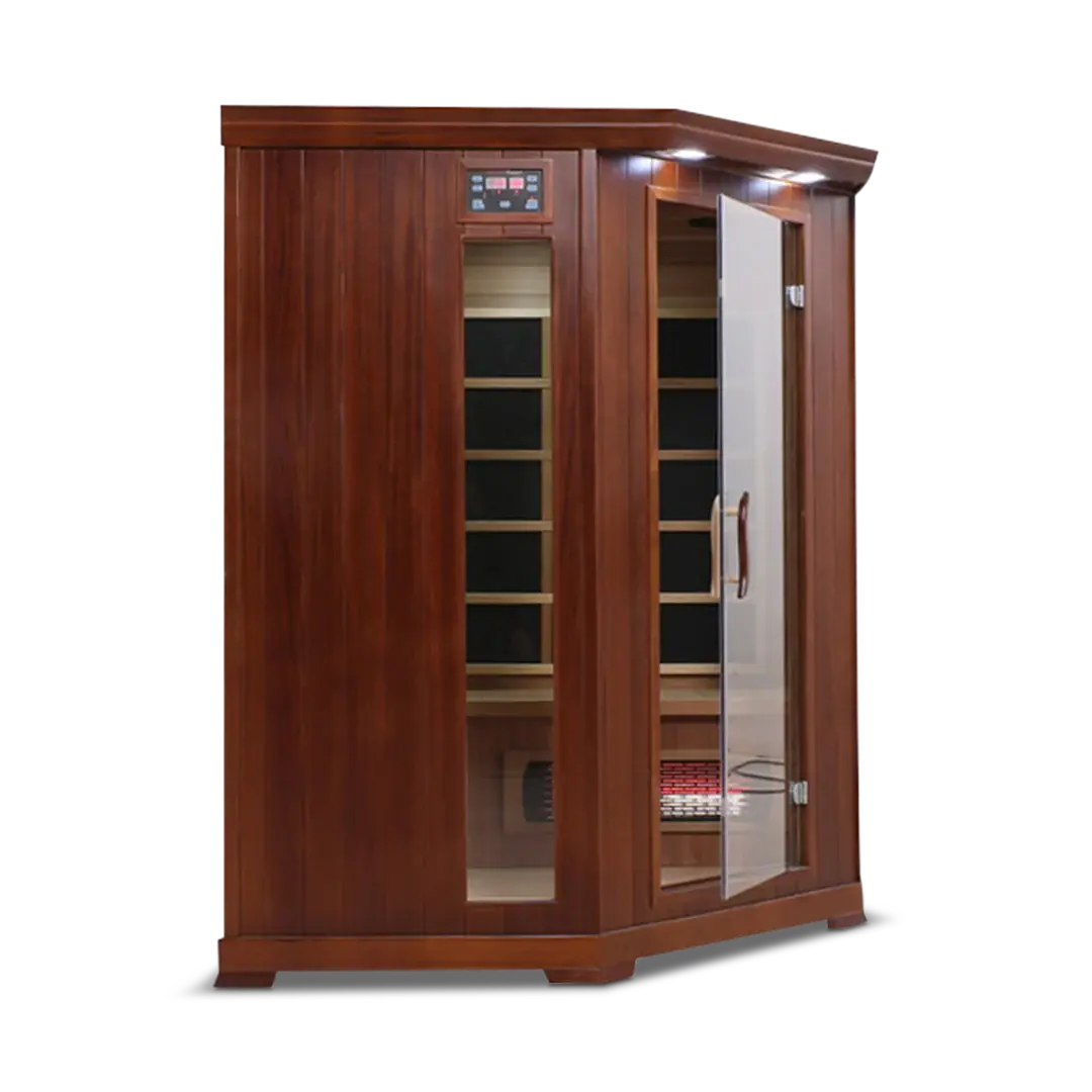 HealthSmart 4 Person Full Spectrum Corner Infrared Sauna HealthSmart