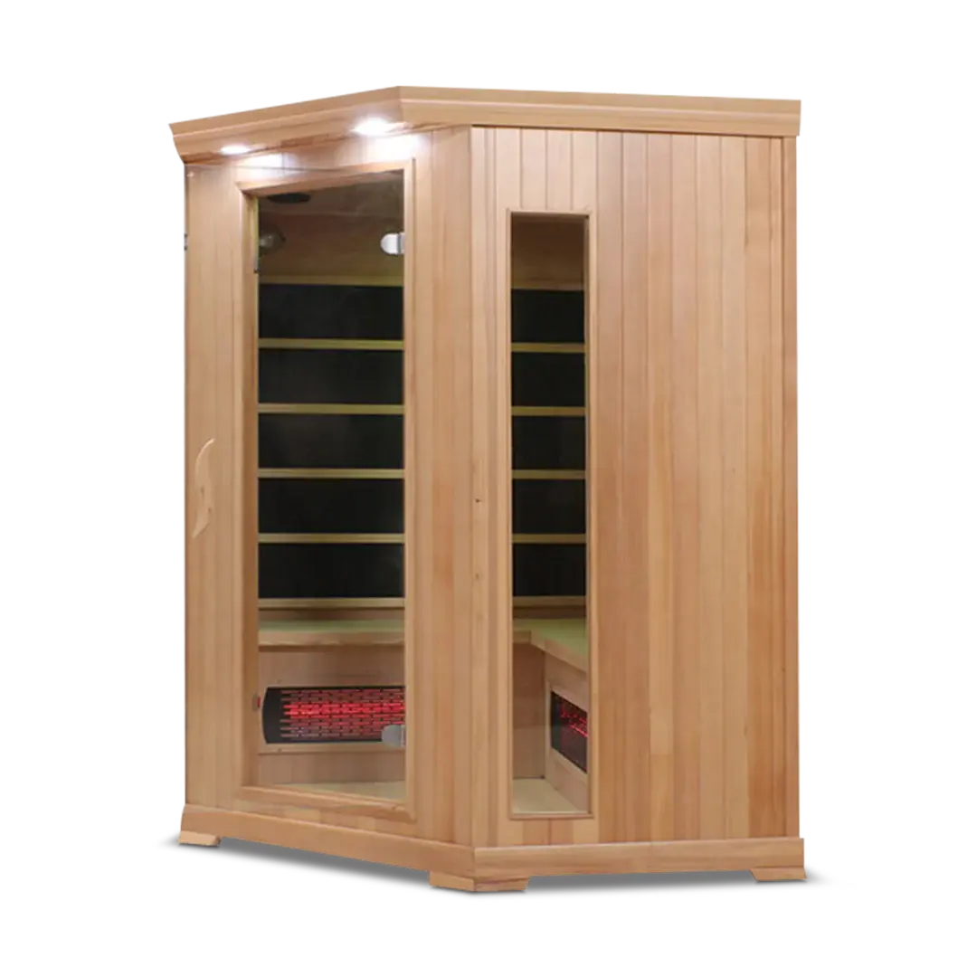 HealthSmart 4 Person Full Spectrum Corner Infrared Sauna HealthSmart