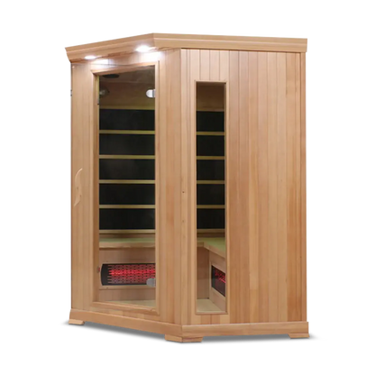 HealthSmart 4 Person Full Spectrum Corner Infrared Sauna HealthSmart