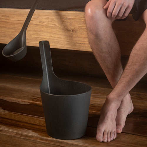 Rento Pisara Sauna Bucket Straight Handle Biocomposite 5 L