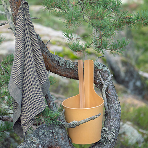 Rento Pisara Sauna Bucket Straight Handle Biocomposite 5 L