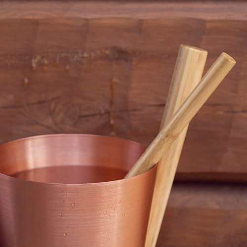Rento Sauna Ladle Aluminum with Thermo Bamboo