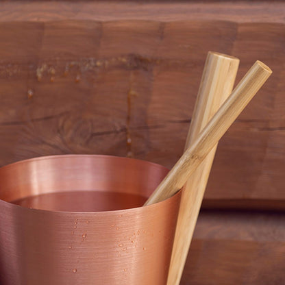 Rento Sauna Ladle Aluminum with Thermo Bamboo