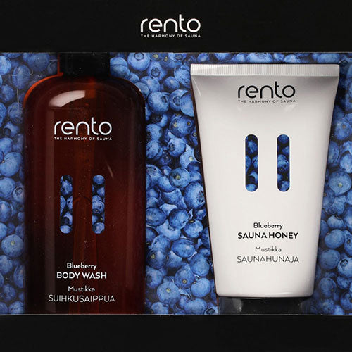 Rento Body Care Gift Set with Body Wash 400 mL and Sauna Honey 150 mL