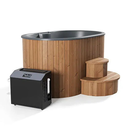 SaunaLife Model S2N (2-Person Cold/Hot Immersion Tub, Natural) SaunaLife