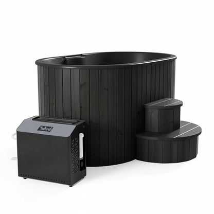 SaunaLife Model S2N (2-Person Cold/Hot Immersion Tub, Natural) SaunaLife