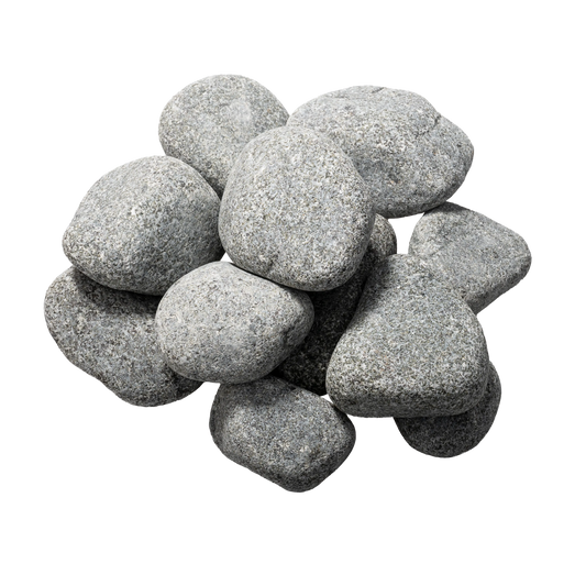Saunum Heater Stones (Sauna Heater Stones, Rounded Olivine, 5-10cm, 33lbs) Saunum