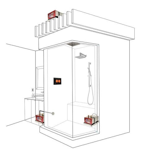 ThermaSol PROIII-575 Steam Shower Generator 15 kW with Fast Start and PowerFlush
