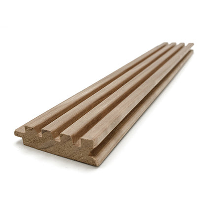 PROSAUNAS Thermo-Aspen Tongue & Groove Groove-S 15 x 60 mm Fluted Wall Slat