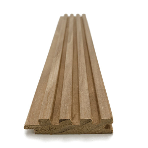 PROSAUNAS Thermo-Aspen Tongue & Groove Groove-S 15 x 60 mm Fluted Wall Slat