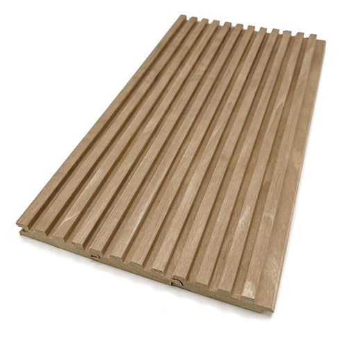 PROSAUNAS Thermo-Aspen Tongue & Groove Groove-S 15 x 60 mm Fluted Wall Slat