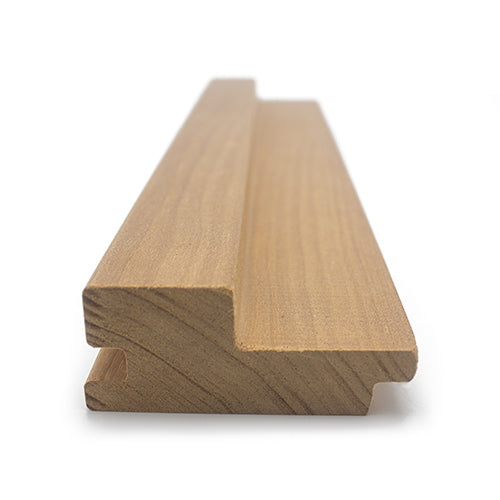 PROSAUNAS Thermo-Aspen Wall Material 27 x 64 mm Tongue & Groove Large-Gap