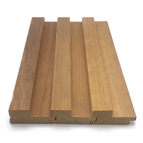 PROSAUNAS Thermo-Aspen Wall Material 27 x 64 mm Tongue & Groove Large-Gap