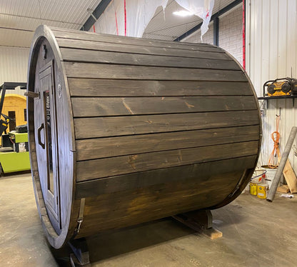 True North White Cedar Outdoor Barrel Sauna